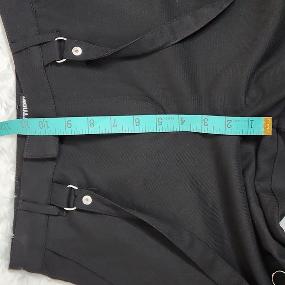 Hot Topic Black Strap Suspender Ultra Hi-Rise Jogger Pants - Picture 13 of 14